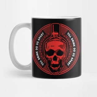 Skull bottle Mug